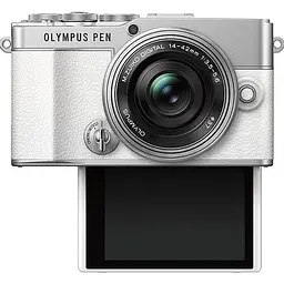 Бездзеркальний фотоапарат Olympus PEN E-P7 Kit 14-42mm f/3.5-5.6 White [169468] - мініатюра 2