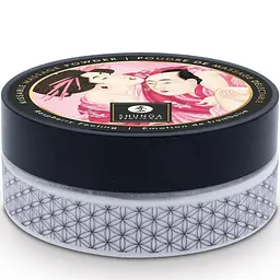 Смачна пудра для оральних пестощів Shunga Body Powder Raspberry feeling, 75 г, (малина) - мініатюра 2