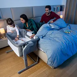 Дитяче ліжечко Chicco Next2Me Magic Evo сіре (87041.72) - мініатюра 7