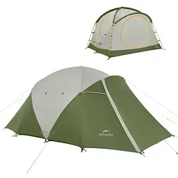 Намет чотиримісний Naturehike KOTA 4 (CNK2450WS041) зелений