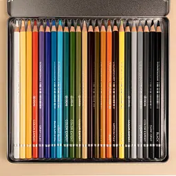 Набір олівців кольорових 99IDEAS "Color Expert" 24 кол., Outdoor, метал. коробка, 99CE-24OUTD - мініатюра 5