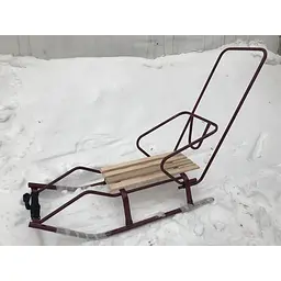 Санки Snower Флеш бордові - мініатюра 5
