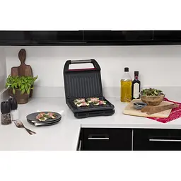 Гриль Russell Hobbs Compact Steel притискний 1200 Вт червоно-чорний (25030-56) - мініатюра 7