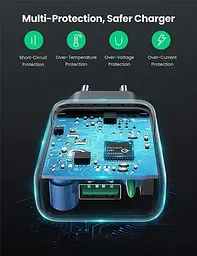 Мережевий зарядний пристрій Ugreen CD122 18 W USB QC 3.0 Charger Black (70273) - мініатюра 2