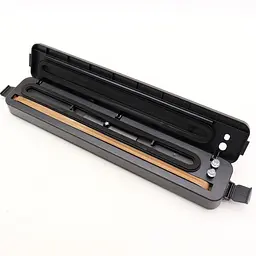 Побутовий вакуумний пакувальник Vacuum Sealer з набором пакетів 90 Вт Чорний - мініатюра 4