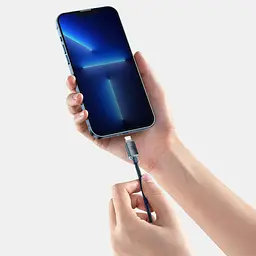 Кабель Baseus Crystal Shine Series USB-C to Lightning 20W 1.2m Black (CAJY000201) [71410] - мініатюра 5