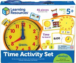 Навчальна гра Learning Resources Вивчаємо час (LER3220) - мініатюра 2