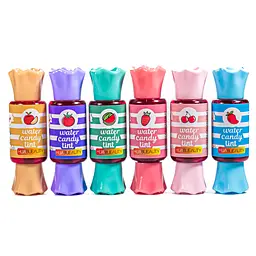Тинт для губ глянцевий на водній основі Huda Beauty Water Candy Tint Fruit Flavor мікс 6шт. 10 мл