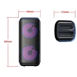 Колонка Adler AD 1903 Bluetooth з функцією радіо і караоке - мініатюра 7