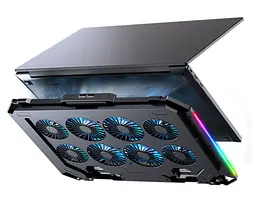 Охолоджувальна підставка для ноутбука до 17,3 дюймів GamePro GPCP-795 RGB 2xUSB 8xfans - мініатюра 3