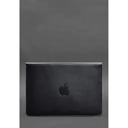 Шкіряний чохол-конверт BlankNote на магнітах для MacBook 13 Темно-синій - мініатюра 2