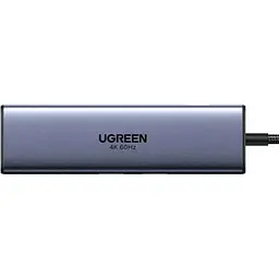 Док-станція USB 3.0 Type-C -> 2xUSB-A 3.0/ 1xUSB-C 3.0/ DP4K60Hz/RJ45/ PD 100W CM512 сіра UGREEN - мініатюра 2