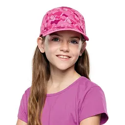 Кепка BUFF Kids 5 Panels Cap Hello Kitty camo pink Рожевий - мініатюра 4