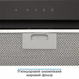 Витяжка вбудована Eleyus GEMINI 800 LED SMD 52 BL - мініатюра 8