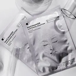 Тканинна маска для обличчя Steblanc Niacinamide Whitening Solution Освітлююча з ніацинамідом, 25 г - мініатюра 3