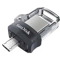 Flash-накопичувач 2 в 1 - SanDisk Ultra Dual Drive OTG M3.0 256Gb (150Mb/s) - мініатюра 2