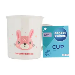 Кружка дитяча Canpol babies Cute Animals пластикова рожева (4/413_pin2) - мініатюра 3