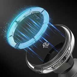 Автомобільний тримач з Бездротовим ЗП Proove Light Crystal Qi2.2 25W - мініатюра 6