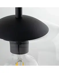 Підвісний світильник, люстра Tk Lighting 4817 Vibe E27 1x15W IP20 Чорний - мініатюра 3