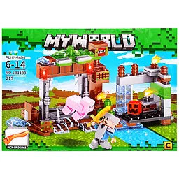 Конструктор Minecraft, LB1133, 219 деталей, 32x22x5 см, (В асортименті)