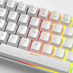 Клавіатура MageGee MK-BOX RGB Magnetic Amethyst Switch White (6971969728653-UA) [164297] - мініатюра 3