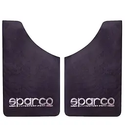 Бризковики малі чорні SPARCO 360х220 мм тверді 4 шт - мініатюра 3