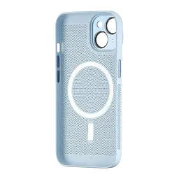 Чохол Perfomed with MagSafe Protected Camera iPhone 15 Light Blue - мініатюра 3