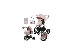 Коляска універсальна 3 в 1 Kidilo H2D Khaki Beige - мініатюра 2