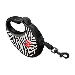 Повідець для собак WAUDOG R-leash з контейнером для пакетів "Зебра", світловідбивна стрічка L (257-0055) - мініатюра 4