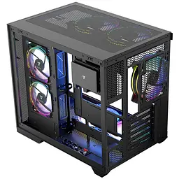 Корпус Modecom VOLCANO PANORAMA APEX ARGB 5F MIDI GREY без БЖ ATX - мініатюра 7