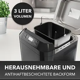 Хлібопічка Clatronic BBA 3774 Black - мініатюра 5