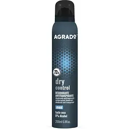 Дезодорант-антиперспірант Agrado Men Dry Spr Antipersp Deod Контроль сухості спрей 200 мл