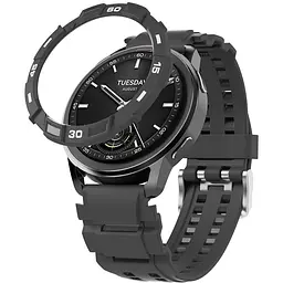 Безель Sikai для смартгодинника Xiaomi Watch S3 Black-white Sport