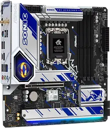 Материнська плата ASRock B760M PG Sonic WiFi Socket 1700 - мініатюра 2