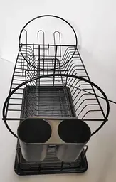Сушіння для посуду Dish Rack WL 2605 S чорна - мініатюра 4