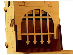 Аксесуар Tower Rex Вежа для кубиків Замок Dice Tower Castle (1749) - мініатюра 2