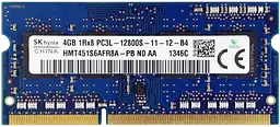 Оперативна пам'ять Hynix 4GB SODIMM DDR3 1600MHz HMT (HMT451S6AFR8A-PB)