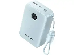 Зовнішній акумулятор (Power Bank) Vention 10000mAh 22.5W Blue (FKBL0-C)