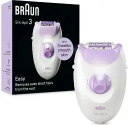 Епілятор Braun Silk-epil 3 SE 3-000 Білий UA - мініатюра 3