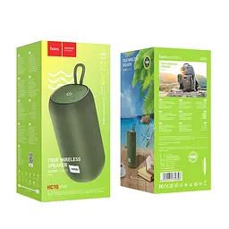 Портативна акустика Hoco Sonar sports BT speaker HC10 IPX5 BT5.0 із FM зелена - мініатюра 2
