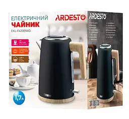 Електрочайник Ardesto EKL-F420BWD 1.7 л чорний - мініатюра 3