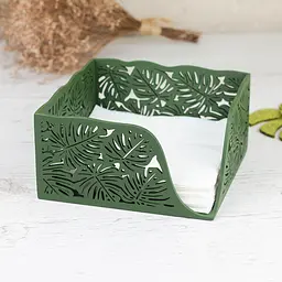 Дерев'яна серветниця VANZA MONSTERA BOX - мініатюра 8
