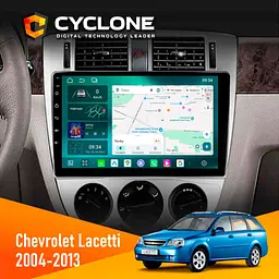 Штатна магнітола Chevrolet Lacetti 2004-2013 Cyclone C10-013 4x64 DSP 4G Cyclone (НФ-00005494)