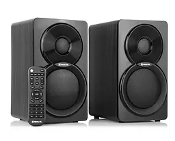 Поличні активні колонки REAL-EL S-450 Bluetooth Black - мініатюра 3