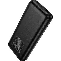 Зовнішній акумулятор Hoco J153A Stability 20000mAh 10W Black [161343] - мініатюра 3