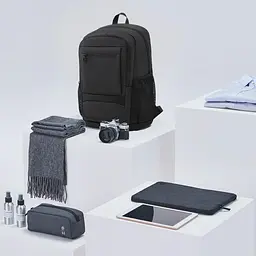 Рюкзак Xiaomi90 Points Large Capacity Business Travel Backpack 23L Black - мініатюра 2