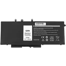 Акумулятор Dell GJKNX (Latitude 5480, 5580) 7.6V 8200 mAh 62Wh Black