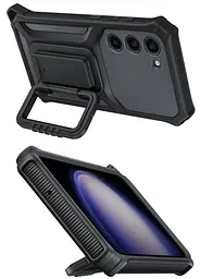 Оригінальний протиударний чохол для Galaxy S23 Plus (S916) Samsung Rugged Gadget Case EF-RS916CBEGRU Titan - мініатюра 3