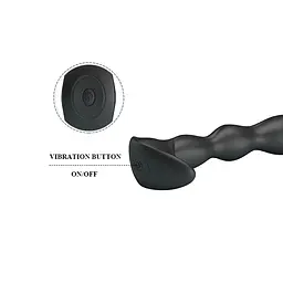 Анальная пробка - Pretty Love Special Anal Massager Black - мініатюра 8
