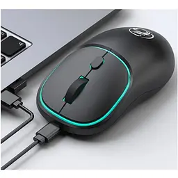 Ігрова миша бездротова iMICE W618, 4 кнопок, акумулятор, 1600dpi, 2.4Ghz, Black - мініатюра 9